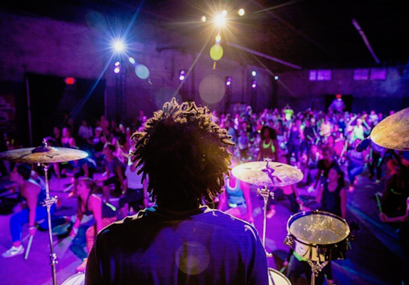 dj and percussionist